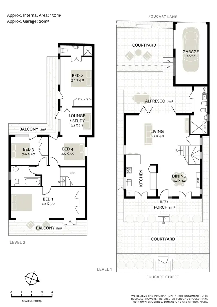 Floorplan of Homely house listing, 34 Foucart Street, Rozelle NSW 2039