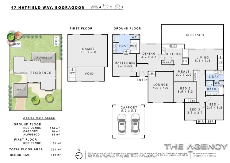 Floorplan of Homely house listing, 47 Hatfield Way, Booragoon WA 6154