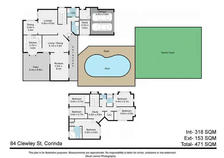 Floorplan of Homely house listing, 84 Clewley Street, Corinda QLD 4075