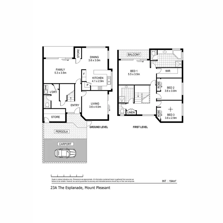 Floorplan of Homely house listing, 23A The Esplanade, Mount Pleasant WA 6153