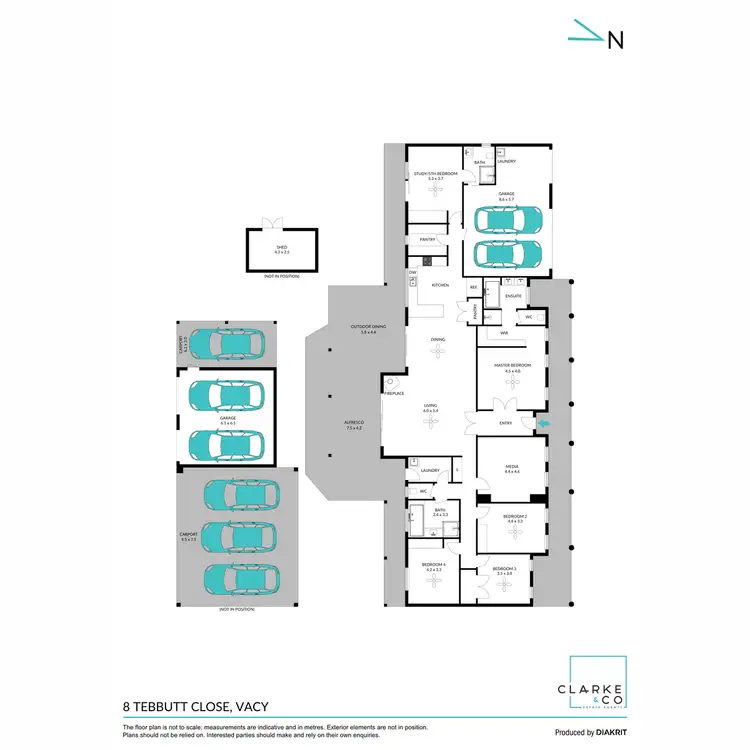 Floorplan of Homely house listing, 8 Tebbutt Close, Vacy NSW 2421