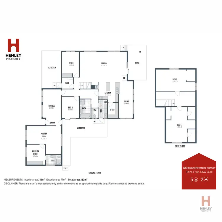 Floorplan of Homely house listing, 2252 Snowy Mountains Highway, Rhine Falls NSW 2630