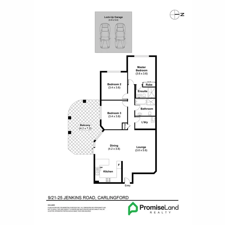 Floorplan of Homely apartment listing, 9/21-25 Jenkins Road, Carlingford NSW 2118