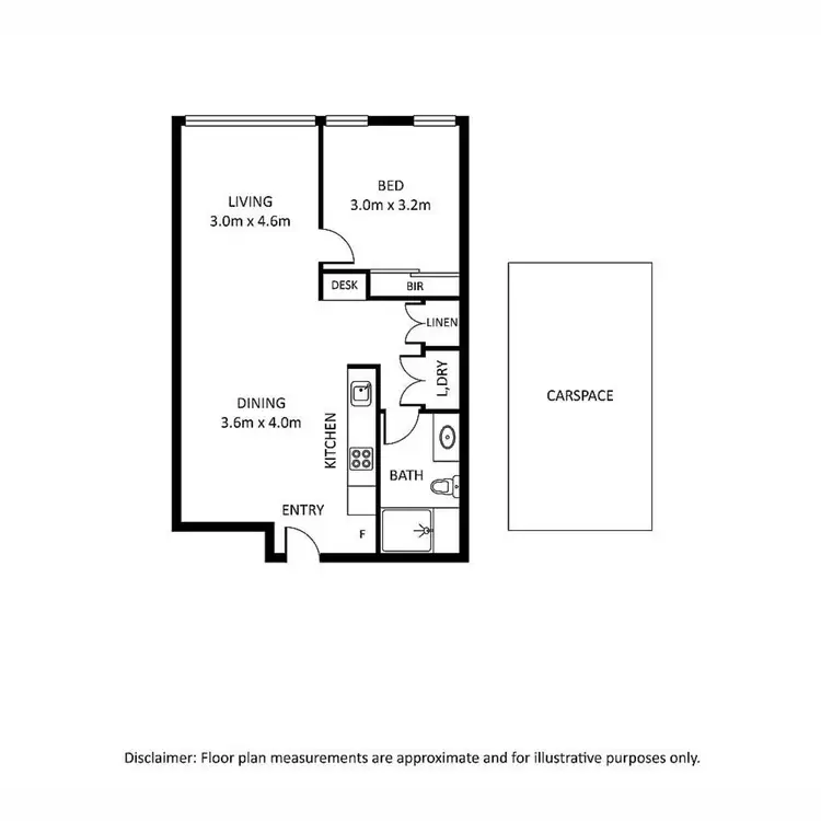 Floorplan of Homely apartment listing, 703/128 Brookes Street, Fortitude Valley QLD 4006