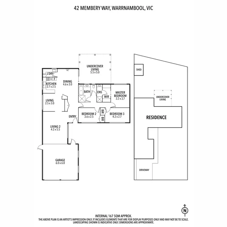 Floorplan of Homely house listing, 42 Membery Way, Warrnambool VIC 3280