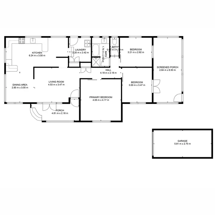 Floorplan of Homely house listing, 4a Baker Street, Kepnock QLD 4670