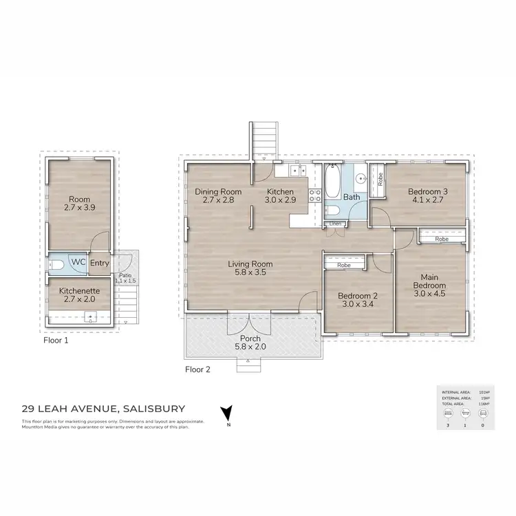 Floorplan of Homely house listing, 29 Leah Avenue, Salisbury QLD 4107