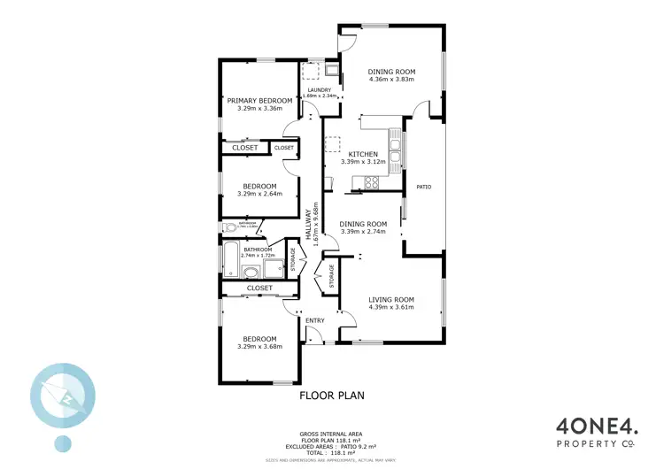 Floorplan of Homely house listing, 12 Park Road, Dowsing Point TAS 7010