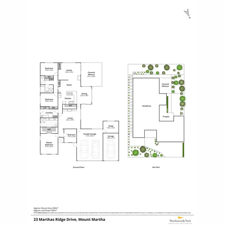 Floorplan of Homely house listing, 23 Marthas Ridge Drive, Mount Martha VIC 3934
