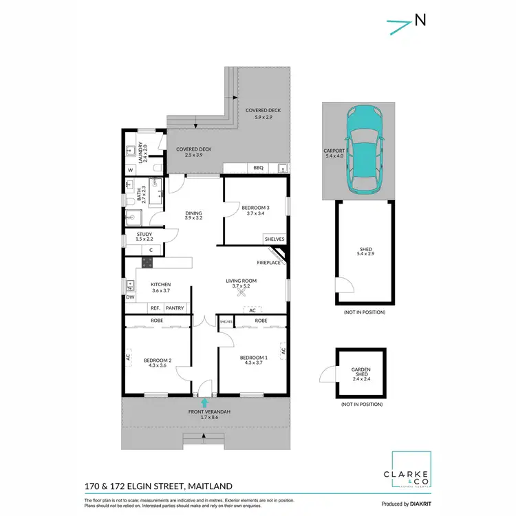Floorplan of Homely house listing, 172 Elgin Street, Maitland NSW 2320