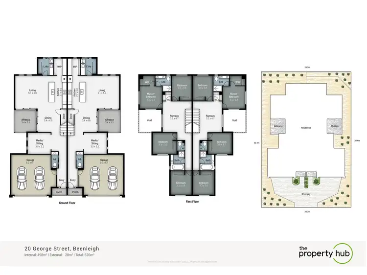 Floorplan of Homely semi-detached listing, 2/20 George Street, Beenleigh QLD 4207