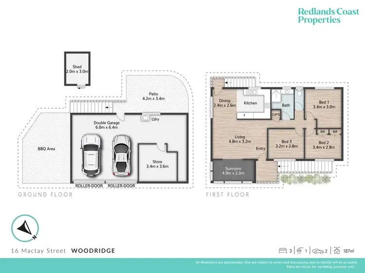 Floorplan of Homely house listing, 16 Mactay Street, Woodridge QLD 4114
