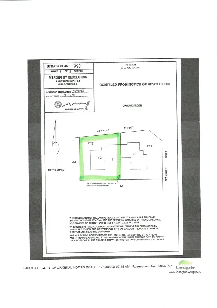 Floorplan of Homely house listing, 111 Manning Street, Scarborough WA 6019
