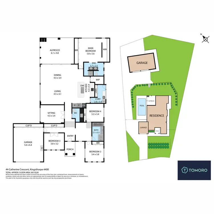 Floorplan of Homely house listing, 44 Catherine Crescent, Kingsthorpe QLD 4400