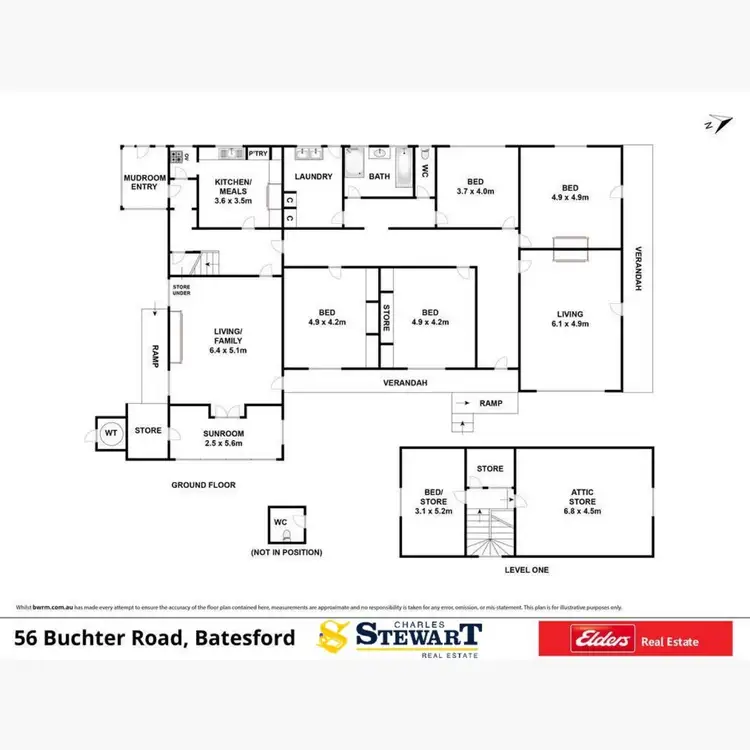 Floorplan of Homely rural property listing, 56 Buchter Road, Batesford VIC 3213