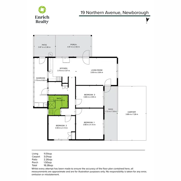 Floorplan of Homely house listing, 19 Northern Avenue, Newborough VIC 3825
