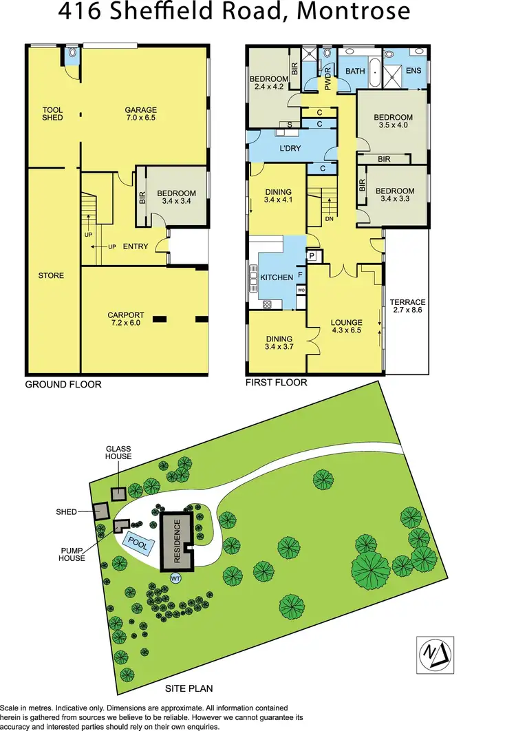 Floorplan of Homely house listing, 416-424 Sheffield Road, Montrose VIC 3765