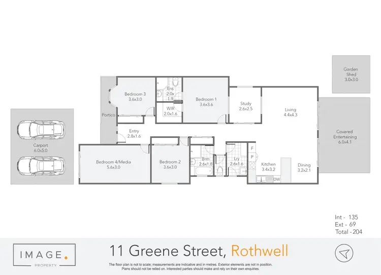Floorplan of Homely house listing, 11 Greene Street, Rothwell QLD 4022