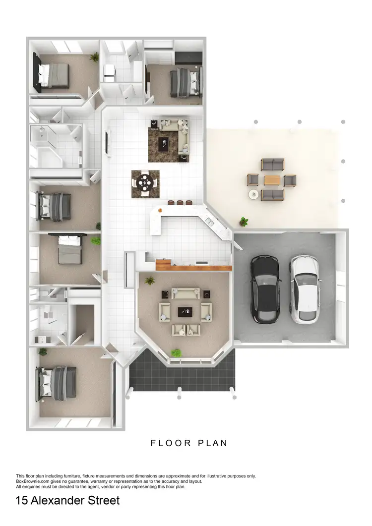 Floorplan of Homely house listing, 15 Alexander Street, Griffith NSW 2680