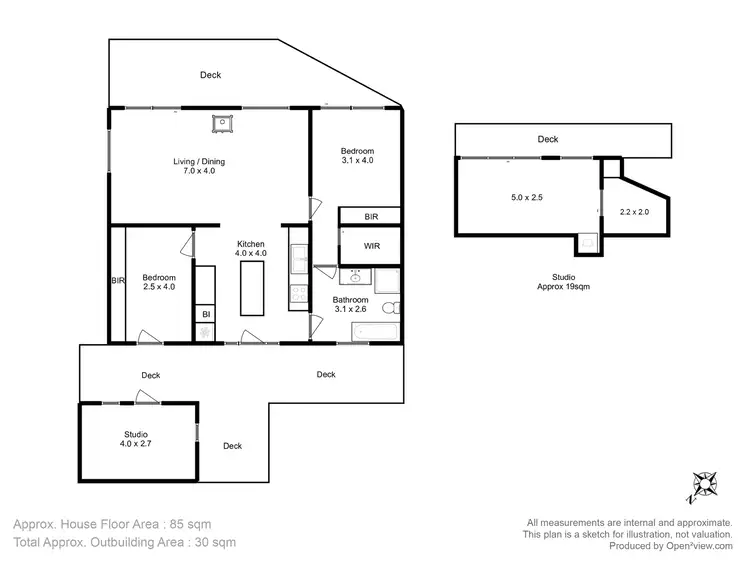 Floorplan of Homely house listing, 531 Shark Point Road, Penna TAS 7171