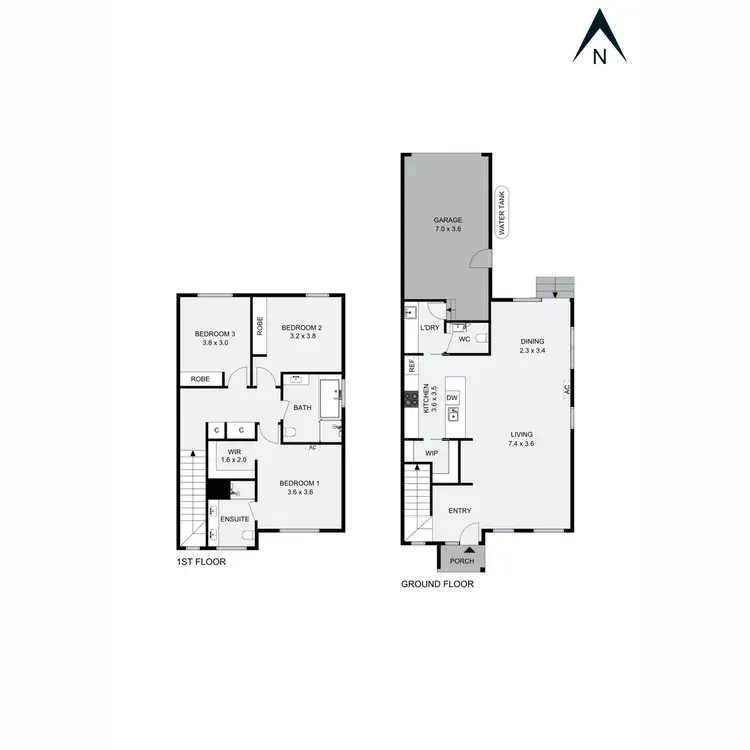 Floorplan of Homely house listing, 278 Eastbourne Road, Rosebud VIC 3939