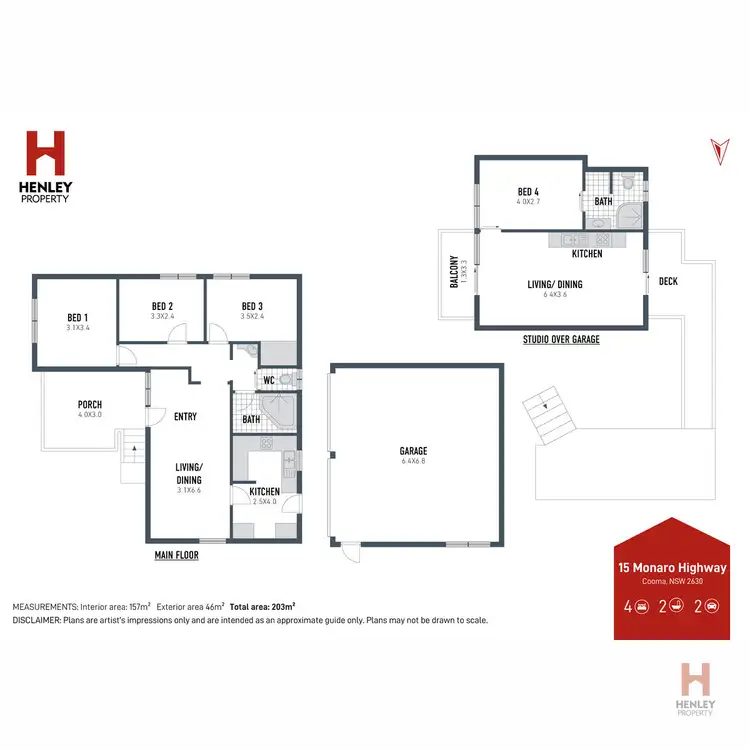Floorplan of Homely house listing, 15 Monaro Highway, Cooma NSW 2630