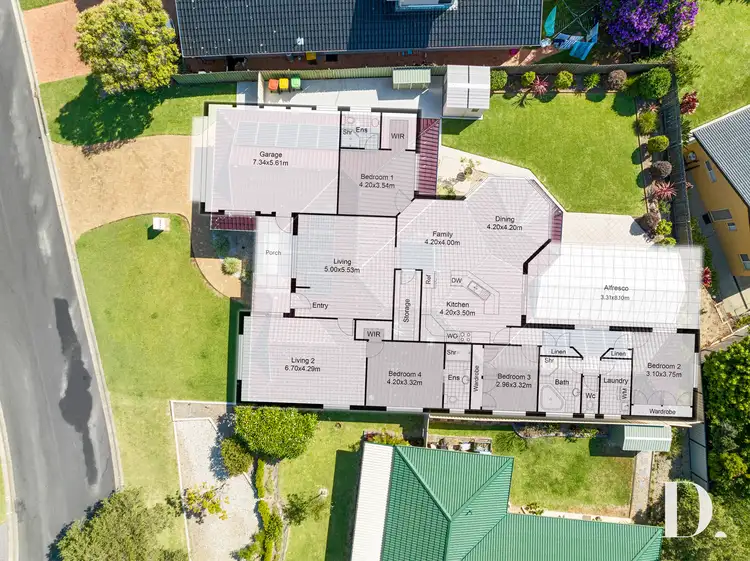 Floorplan of Homely house listing, 10 Crystal Drive, Sapphire Beach NSW 2450