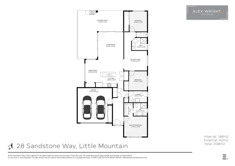 Floorplan of Homely house listing, 28 Sandstone Way, Little Mountain QLD 4551