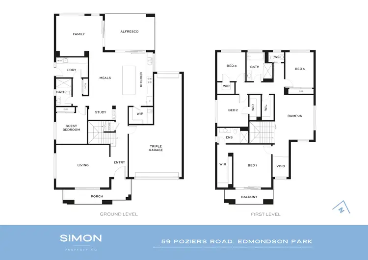 Floorplan of Homely house listing, 59 Poziers Road, Edmondson Park NSW 2174
