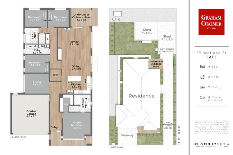 Floorplan of Homely house listing, 29 Wallace Street, Sale VIC 3850