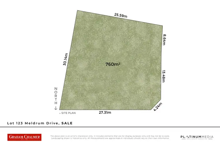 Floorplan of Homely land listing, LOT 123 Meldrum Drive, Sale VIC 3850