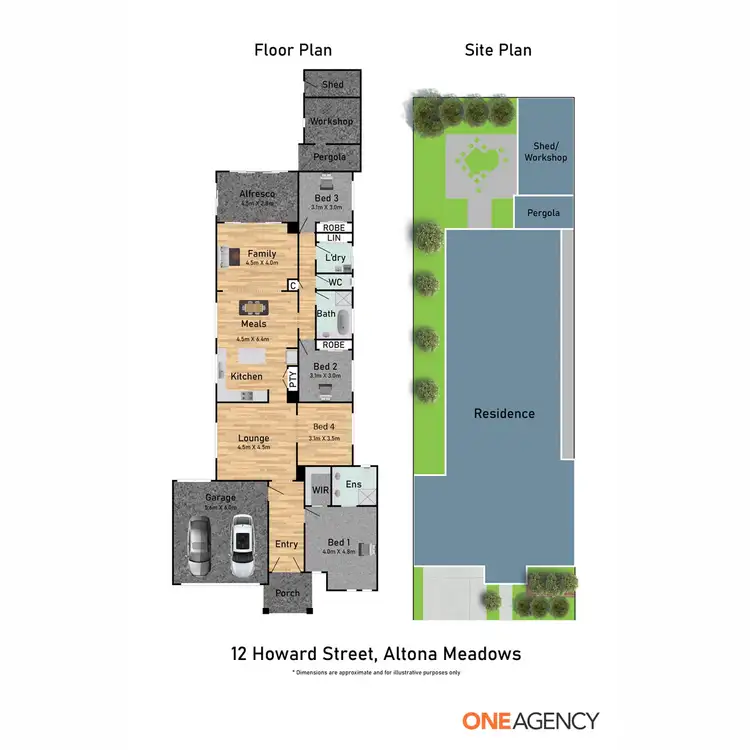 Floorplan of Homely house listing, 12 Howard Street, Altona Meadows VIC 3028