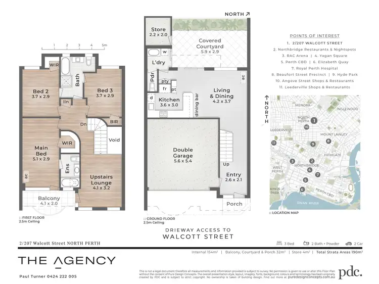 Floorplan of Homely house listing, 2/207 Walcott Street, North Perth WA 6006