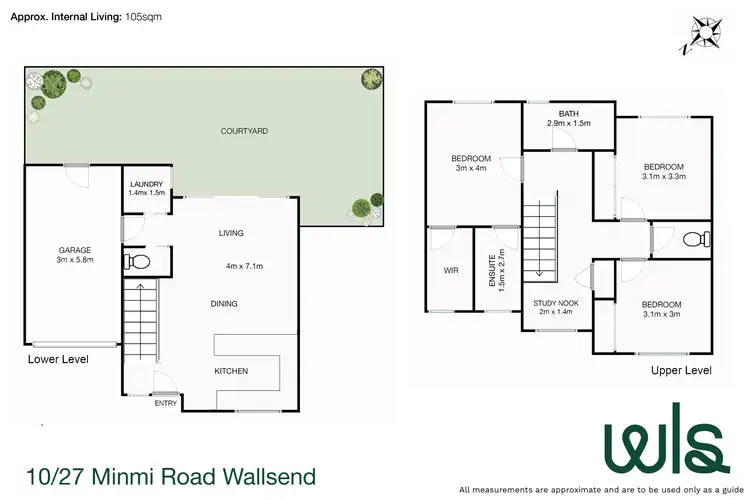 Floorplan of Homely townhouse listing, 10/27 Minmi Road, Wallsend NSW 2287