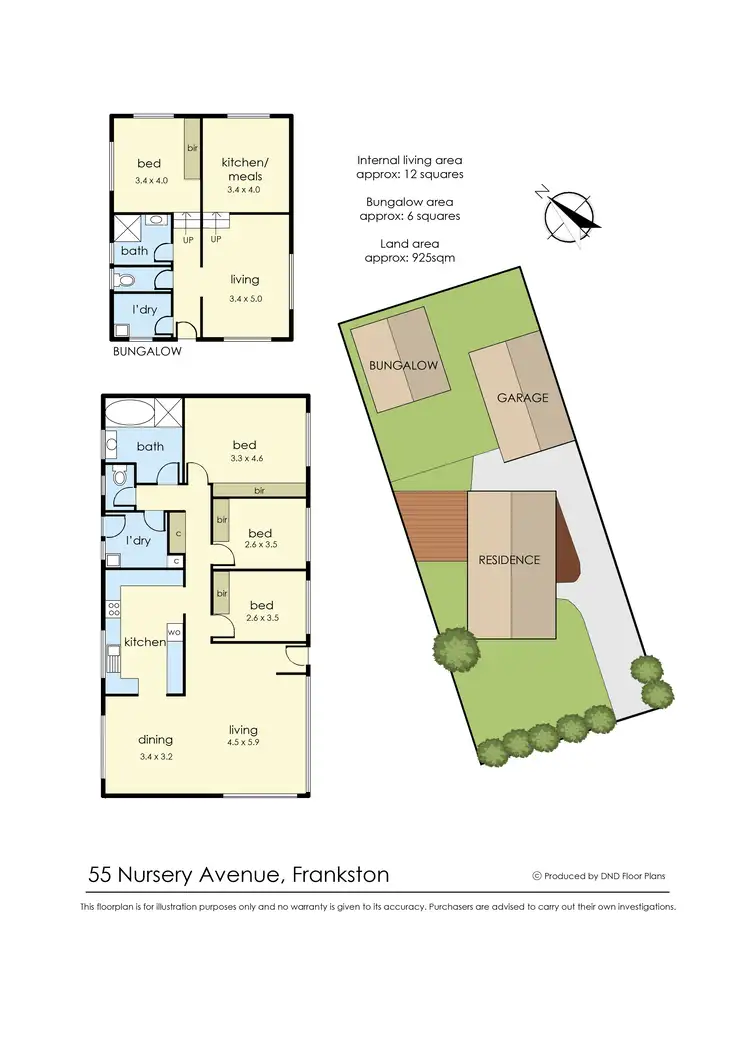 Floorplan of Homely house listing, 55 Nursery Avenue, Frankston VIC 3199