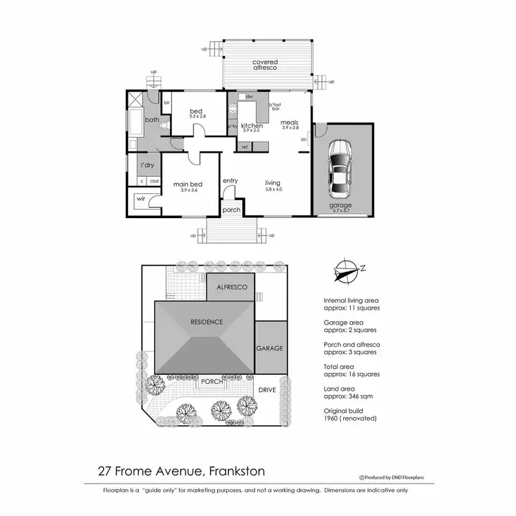 Floorplan of Homely house listing, 27 Frome Avenue, Frankston VIC 3199