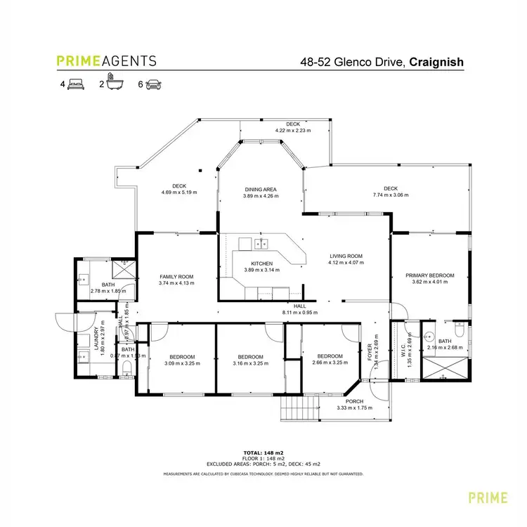 Floorplan of Homely house listing, 48-52 Glenco Drive, Craignish QLD 4655