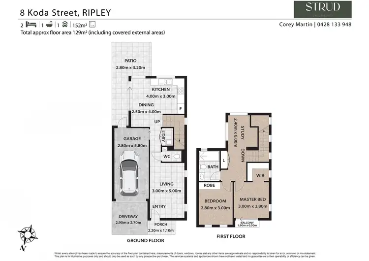 Floorplan of Homely apartment listing, 8 Koda Street, Ripley QLD 4306