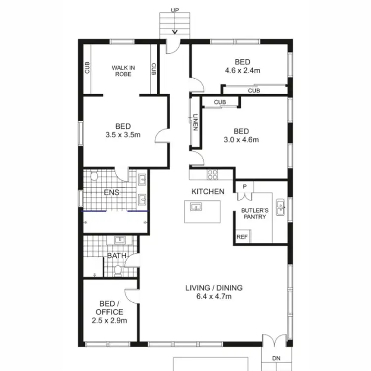 Floorplan of Homely house listing, 415 Draper Street, Parramatta Park QLD 4870