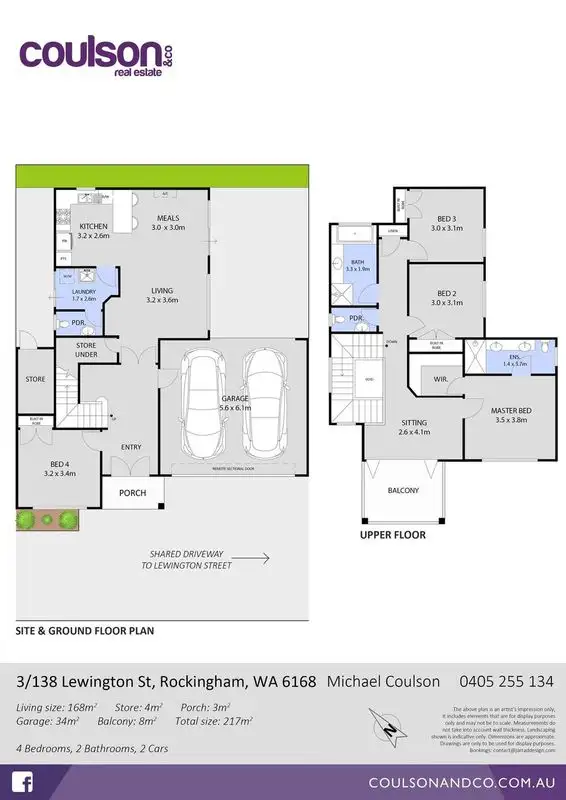 Floorplan of Homely townhouse listing, 3/138 Lewington Street, Rockingham WA 6168