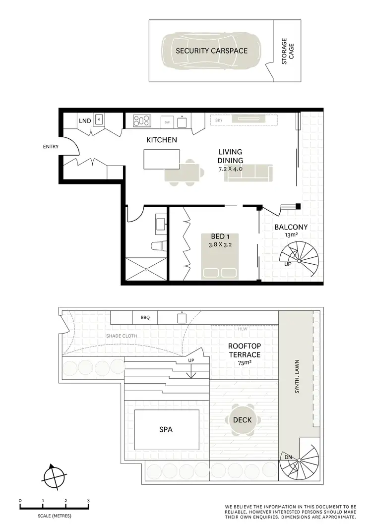 Floorplan of Homely apartment listing, 503/832 Elizabeth Street, Waterloo NSW 2017