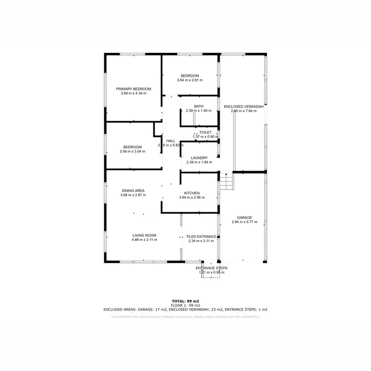Floorplan of Homely house listing, 11 Hallas Street, Gatton QLD 4343