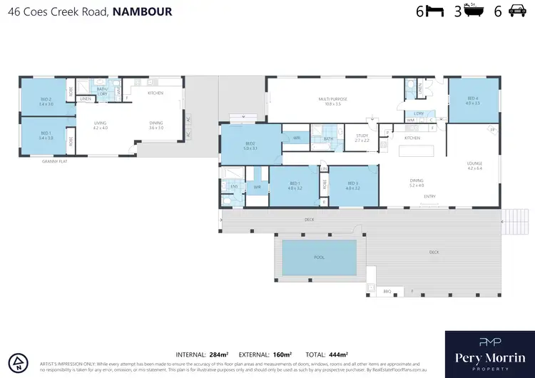 Floorplan of Homely house listing, 46 Coes Creek Road, Burnside QLD 4560