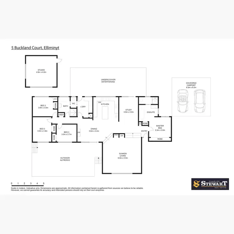 Floorplan of Homely house listing, 5 Buckland Court, Elliminyt VIC 3250