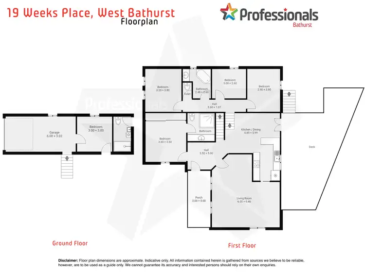 Floorplan of Homely house listing, 19 Weeks Place, West Bathurst NSW 2795