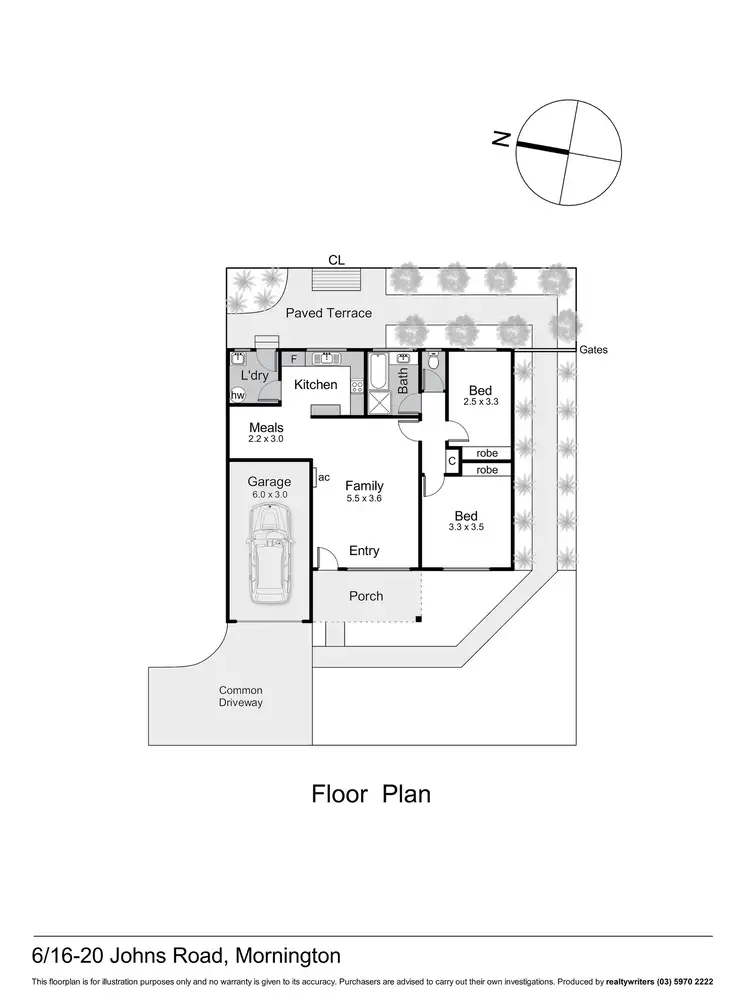 Floorplan of Homely unit listing, 6/16-20 Johns Road, Mornington VIC 3931