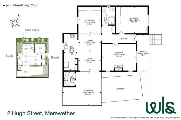 Floorplan of Homely house listing, 2 Hugh Street, Merewether NSW 2291