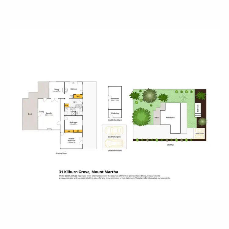 Floorplan of Homely house listing, 31 Kilburn Grove, Mount Martha VIC 3934