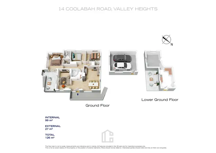 Floorplan of Homely house listing, 14 Coolabah Road, Valley Heights NSW 2777