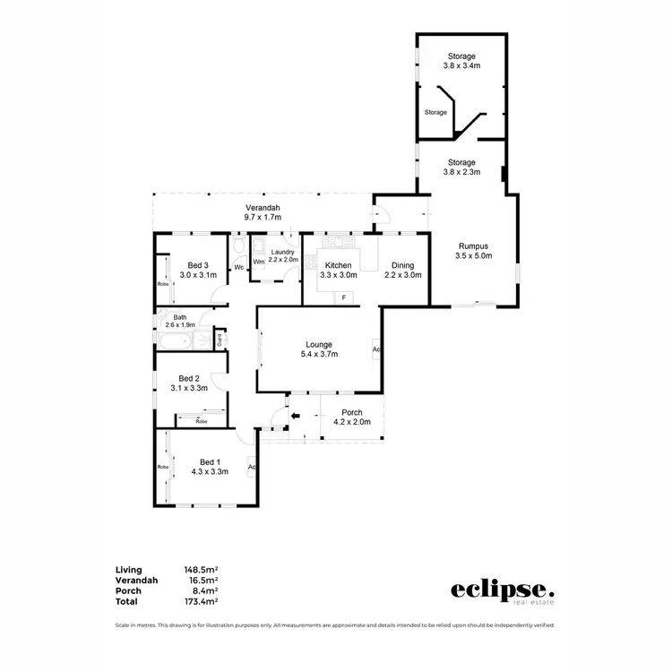 Floorplan of Homely house listing, 38 Magor Crescent, Salisbury SA 5108